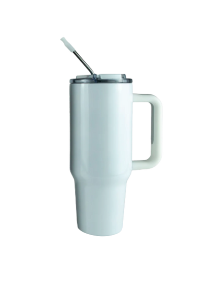 DIY white 40oz tumbler