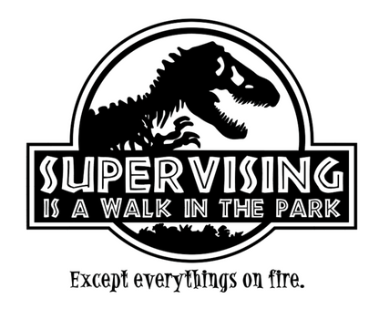 Supervising is a walk in the park